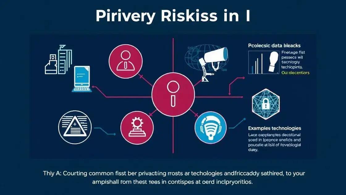 Common privacy risks associated with AI