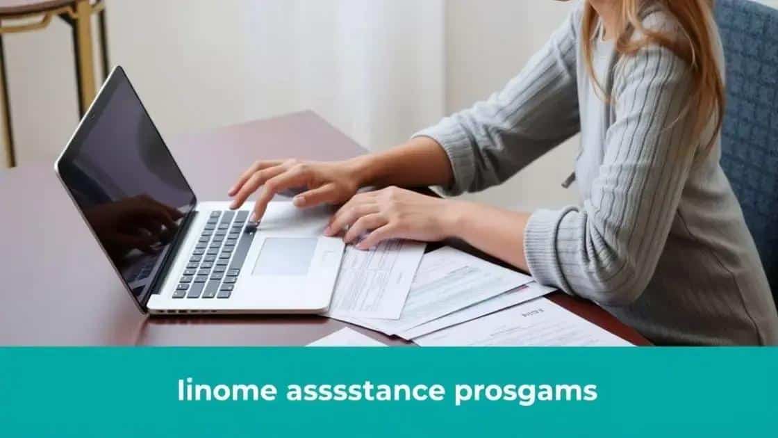 How to apply for income assistance programs
