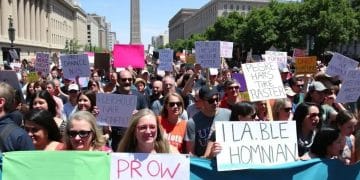 Protesters rally in opposition to Trump-era regulations
