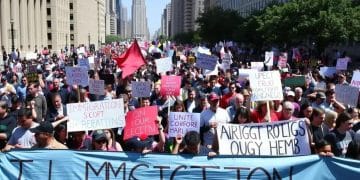 Immigration rights demonstrations escalate in April 2025