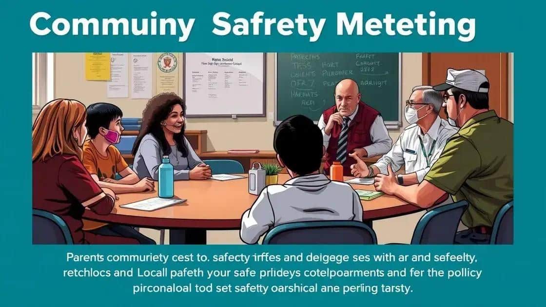 Engaging the community in safety policy discussions