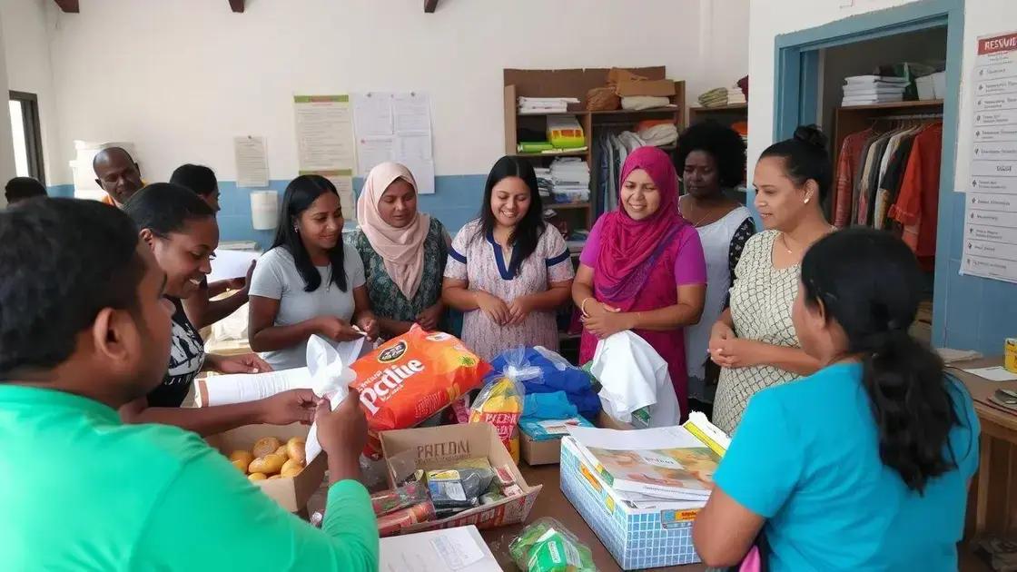 Community resources for struggling families