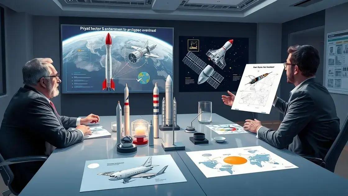 Private sector’s role in funding space initiatives