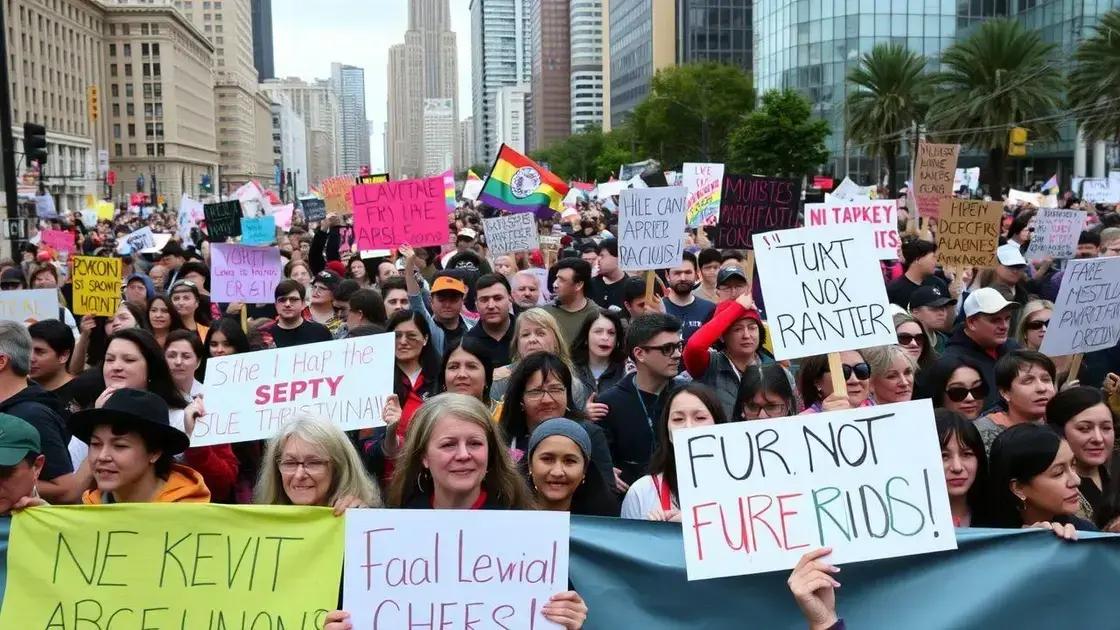 Protesters rally in opposition to Trump-era regulations