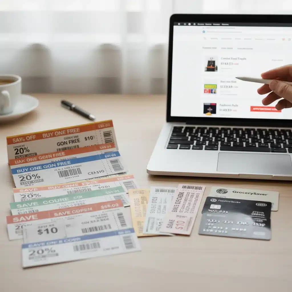 Organized coupons and loyalty cards for maximum savings
